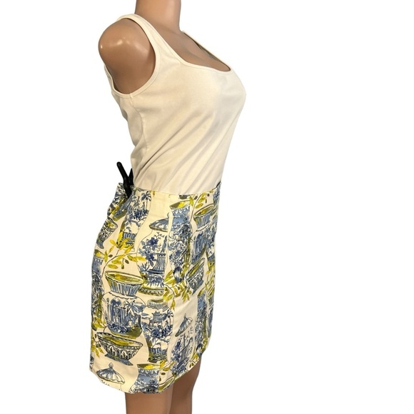 3/$30 🍂 Talbots Watercolor Greek Vases Print Skirt - Picture 5 of 11